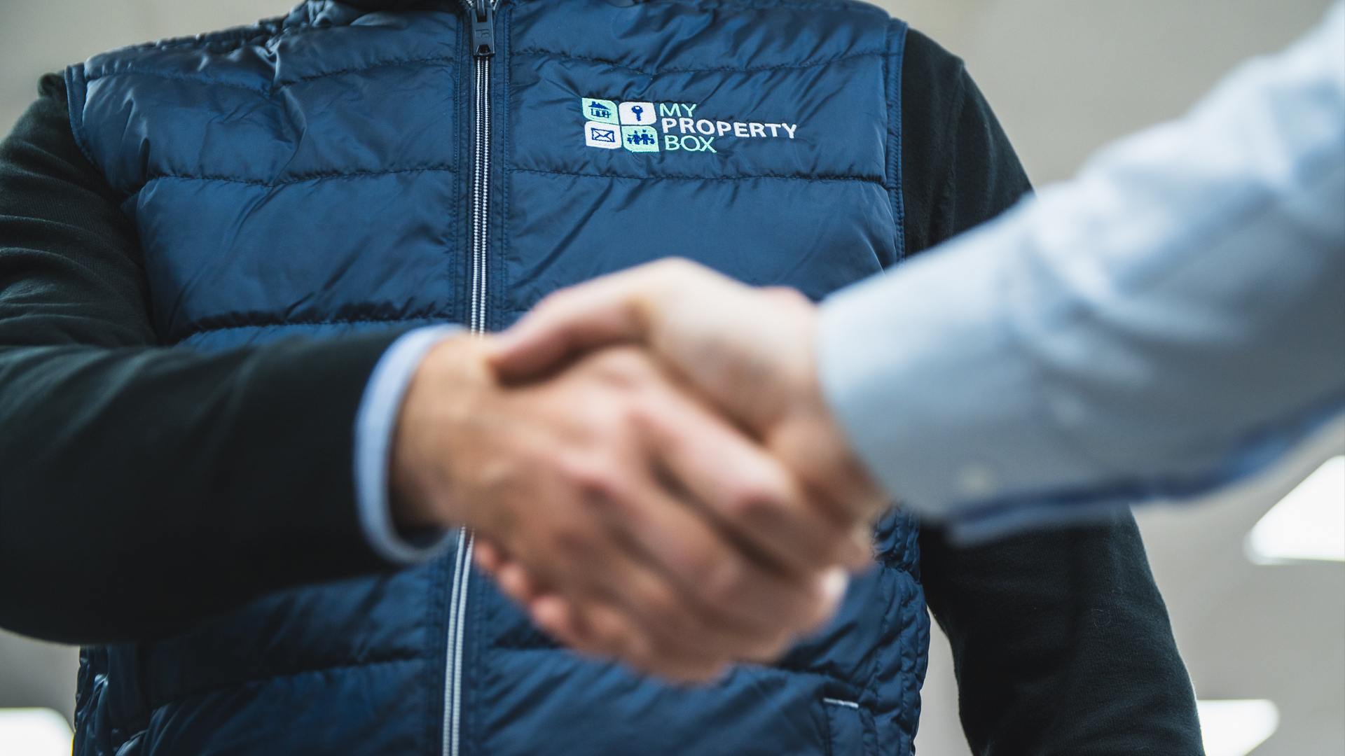 MPB handshake with customer